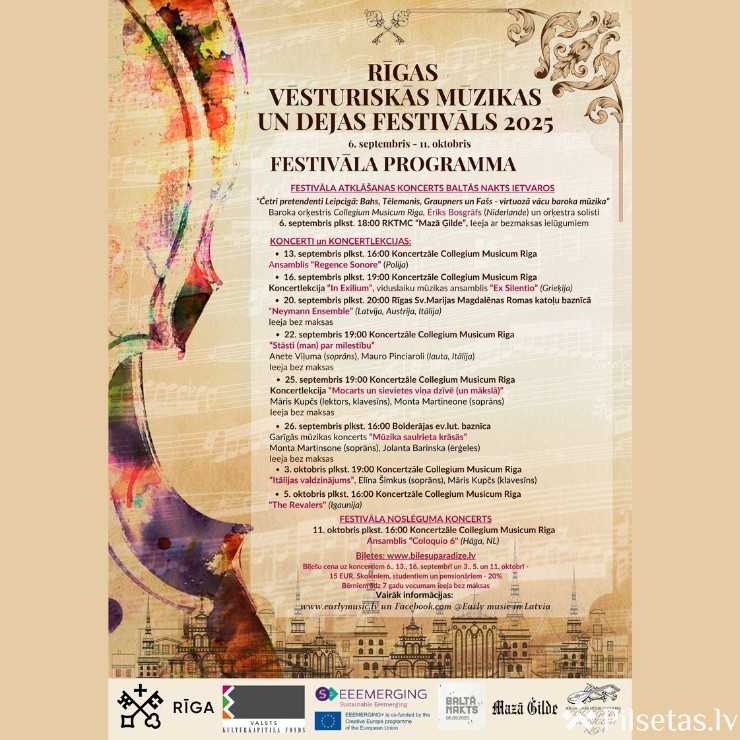 Rīgas Vēsturiskās Mūzikas un dejas festivāls 2025