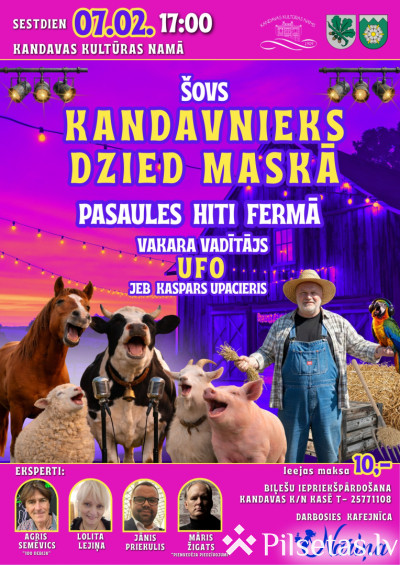 "Kandavnieks dzied maskā"