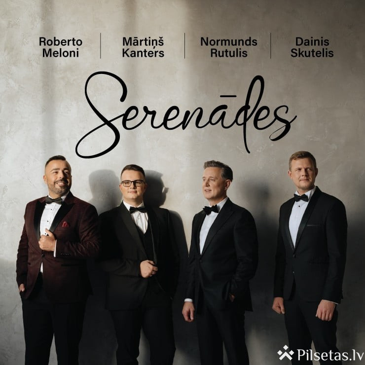Serenādes ar Mārtiņu Kanteru, Normundu Rutuli, Daini Skuteli un Roberto Meloni