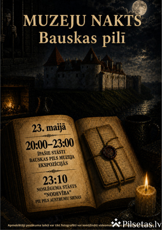 Muzeju nakts Bauskas pils muzejā