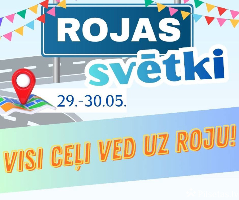 Rojas svētki 2026 "Visi ceļi ved uz Roju"