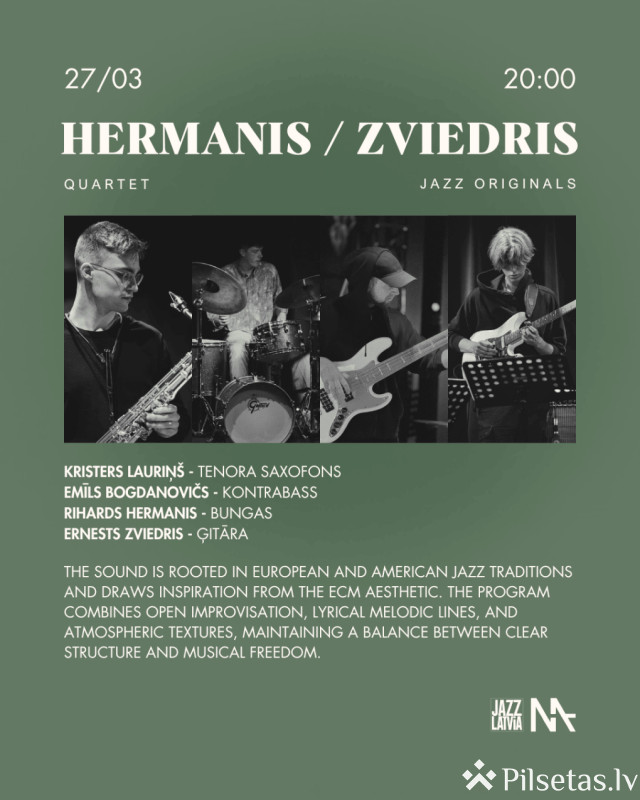 Džeza ansamblis Hermanis/Zviedris Quartet