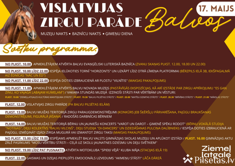 All-Latvia Horse Parade in Balvi