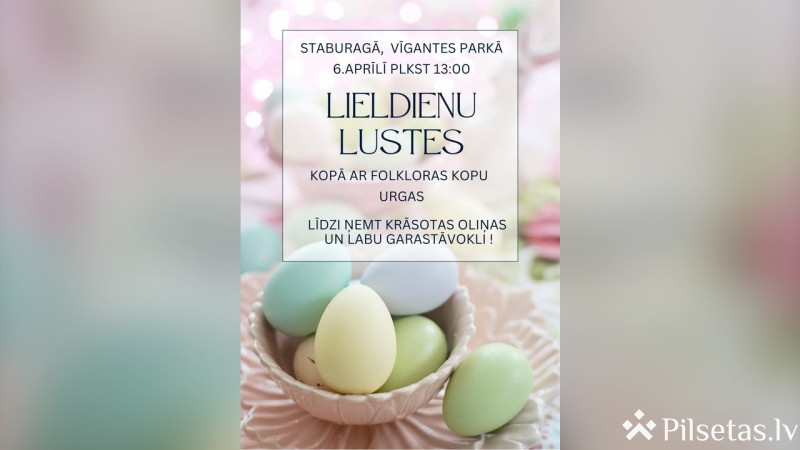 Lieldienu lustes Staburagā