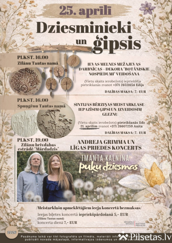 Dziesminieki un ģipsis