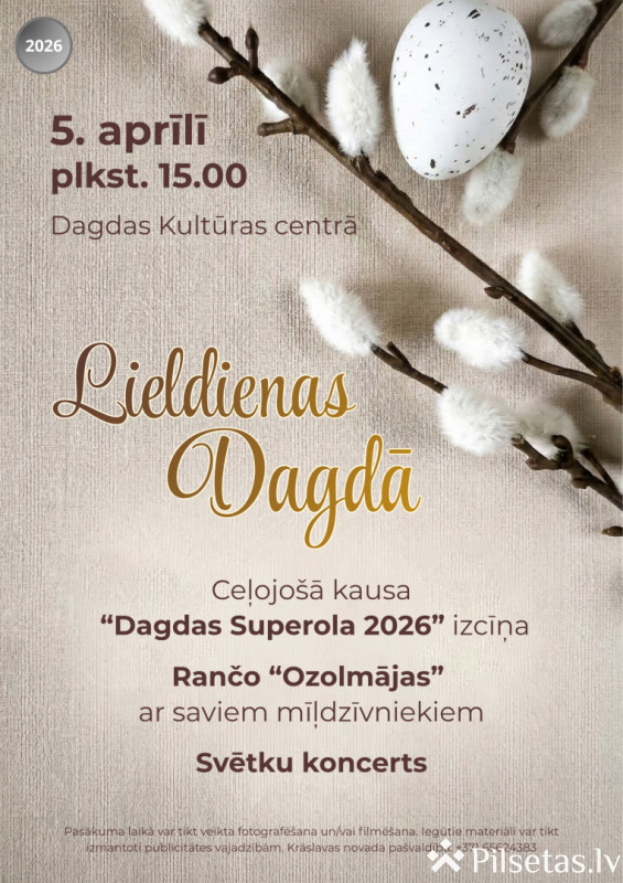 Lieldienas Dagdā 2026