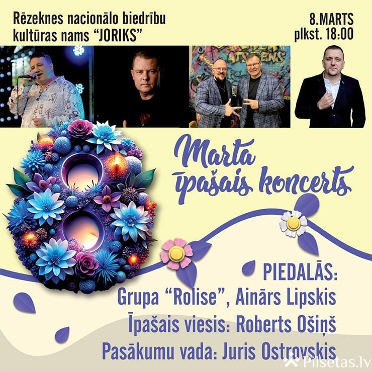  8. marta īpa&scaron;ais koncerts