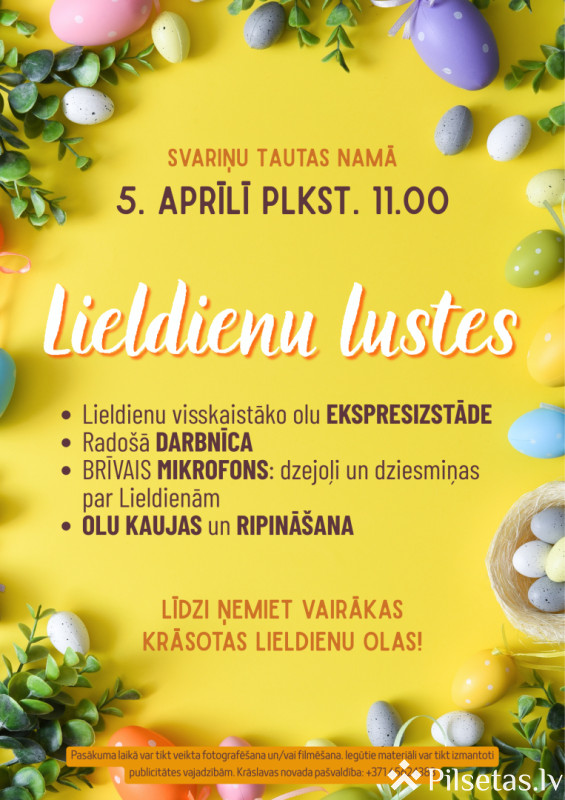 Lieldienu lustes Svariņos