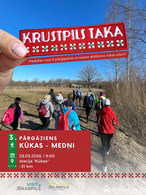 Krustpils taka - posms "Kūkas - medņi"