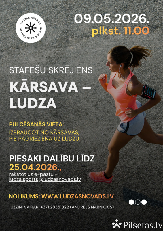 Pavasara stafe&scaron;u skrējiens "Kārsava-Ludza" 2026