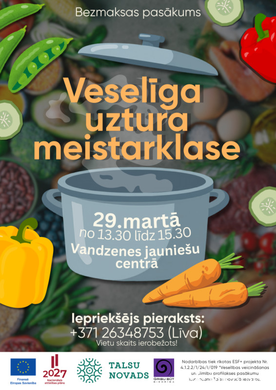 Veselīga uztura meistarklase