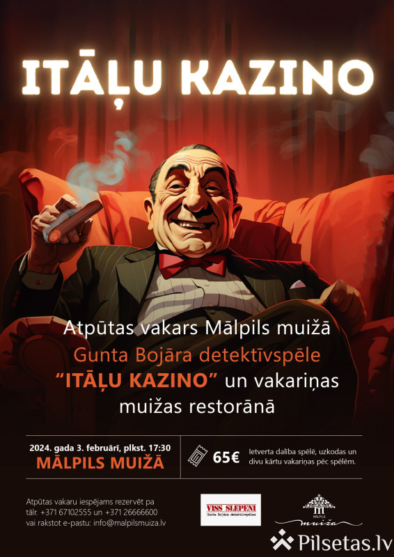 Atpūtas vakars Mālpils muižā