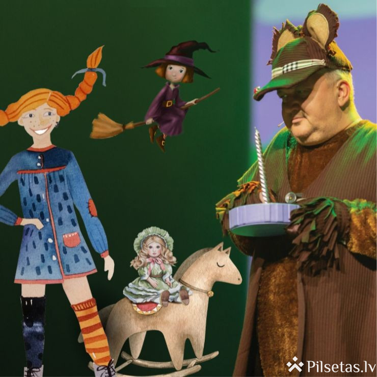 Patie&scaron;ām maziņiem. Pepijas Garzeķes karnevāls.