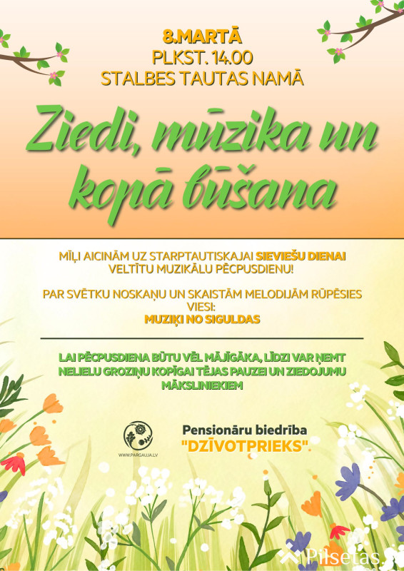 Starptautiskās sievie&scaron;u dienas koncerts Stalbē 2026