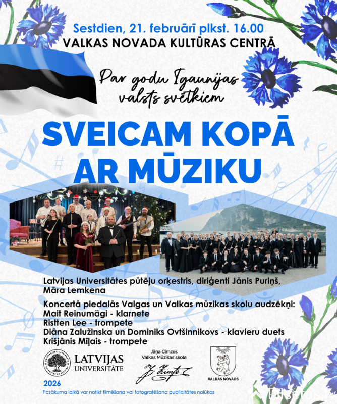 "Sveicam kopā ar mūziku"