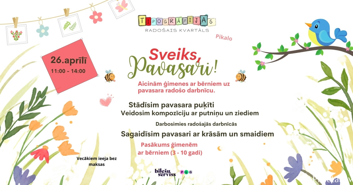 Bērnu rīts &bdquo;Sveiks, Pavasari!&ldquo;