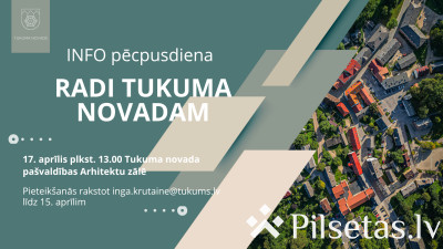 Radi Tukuma novadam 2026