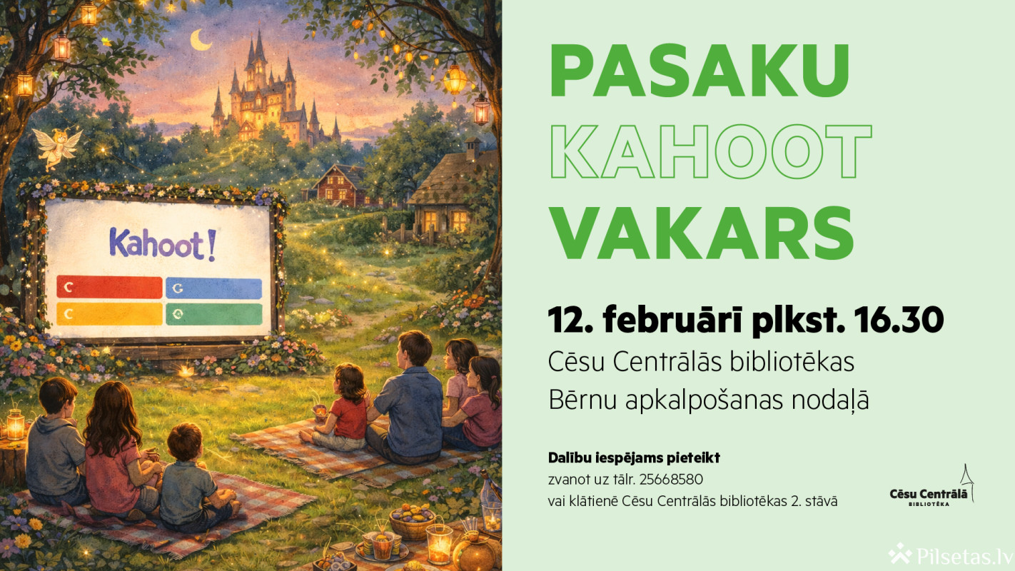 Pasaku Kahoot vakars