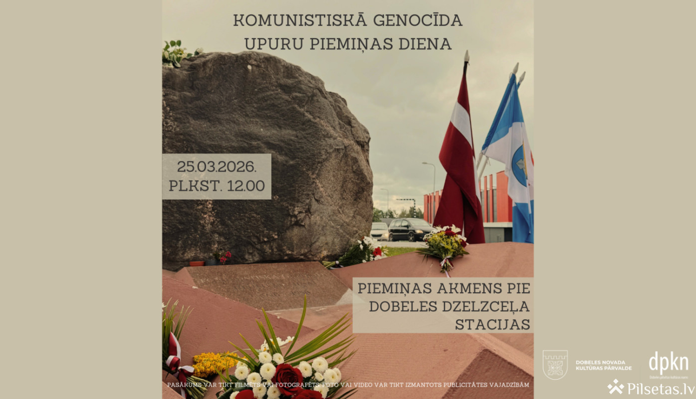 Komunistiskā genocīda upuru piemiņas diena Dobelē