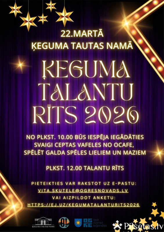 Ķeguma talantu rīts 2026