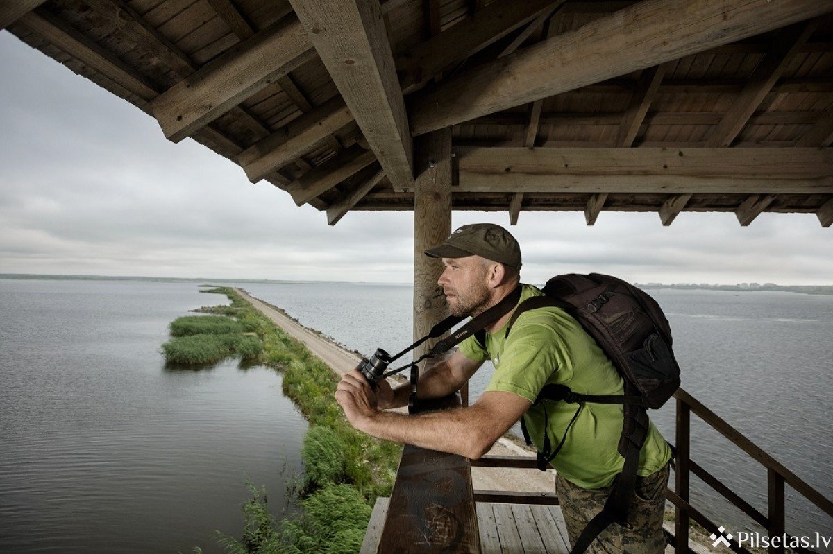 Putnu vērošana Liepājas ezerā