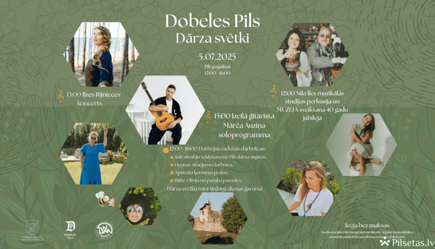 Dārza svētki Dobeles pilī - jubileju zīmē