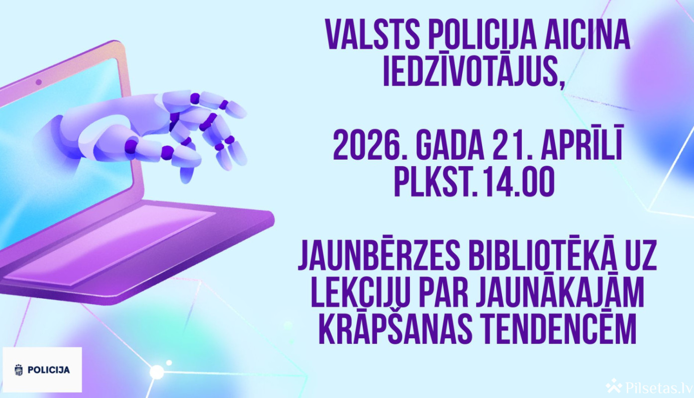 Informatīva lekcija Jaunbērzes bibliotēkā. 2026