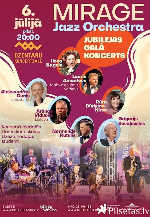 Юбилейный Гала-концерт Mirage Jazz Orchestra 2025