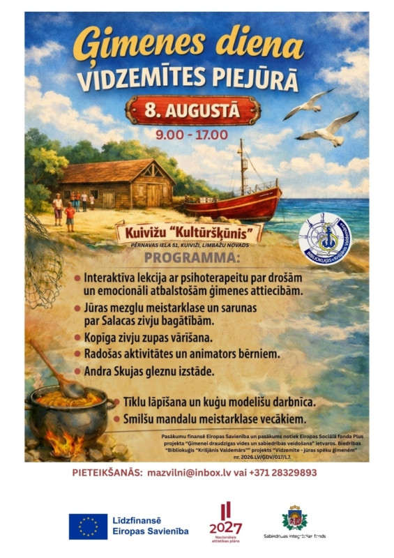 Ģimeņu diena Vidzemītes piejūrā