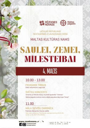 &ldquo;Saulei, zemei, mīlesteibai&rdquo;