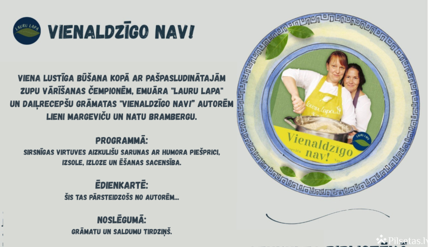 Tik&scaron;anās ar recep&scaron;u grāmatas un bloga autorēm Lieni Margeviču un Natu Brambergu