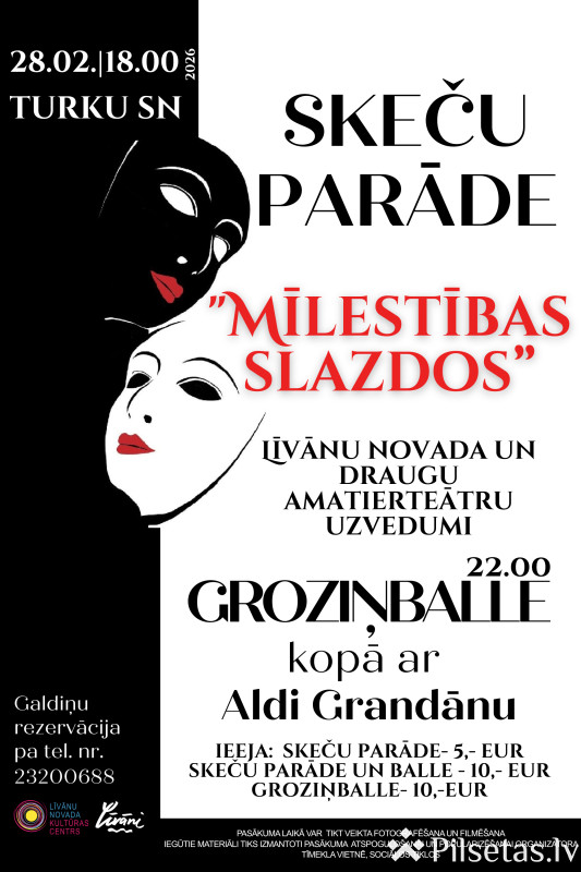  Skeču parāde &ldquo;Mīlestības slazdos&rdquo;