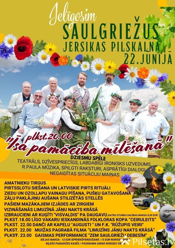  Saulgriežu ielīgošana Jersikas pilskalnā