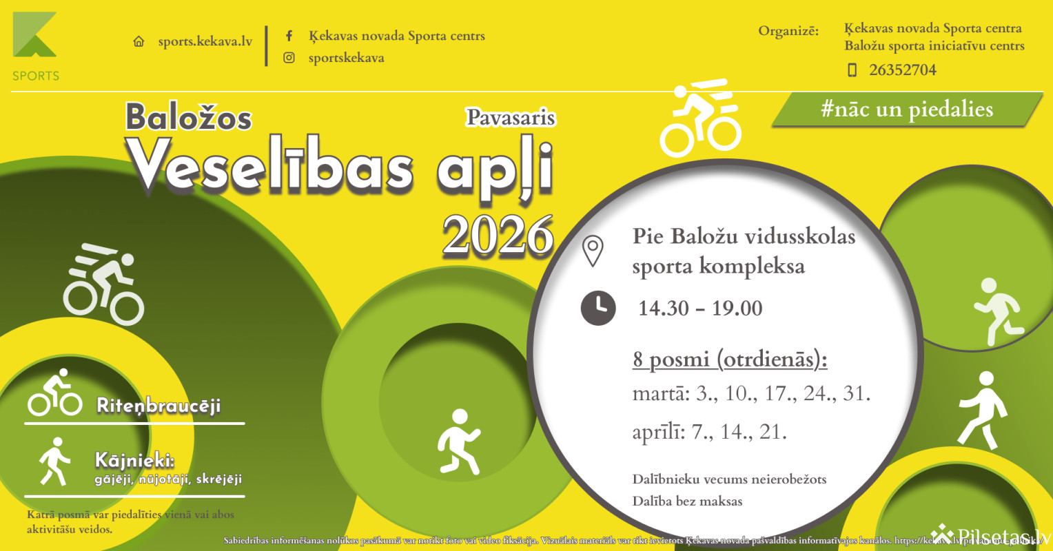 Veselības apļi 2026 &ndash; pavasaris