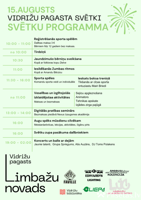 Vidrižu pagasta svētki 2026