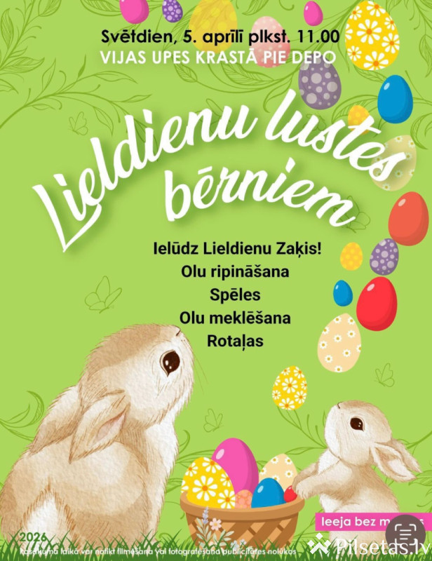 Lieldienu lustes bērniem Vijciemā