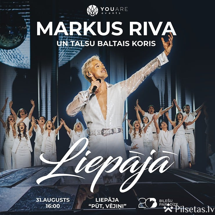 Markus Riva un Talsu baltais koris Liepājā