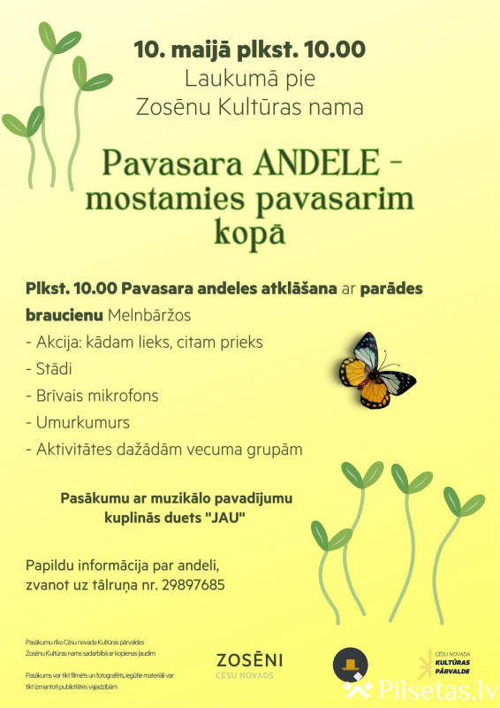 Pavasara andele &ndash; mostamies pavasarim kopā