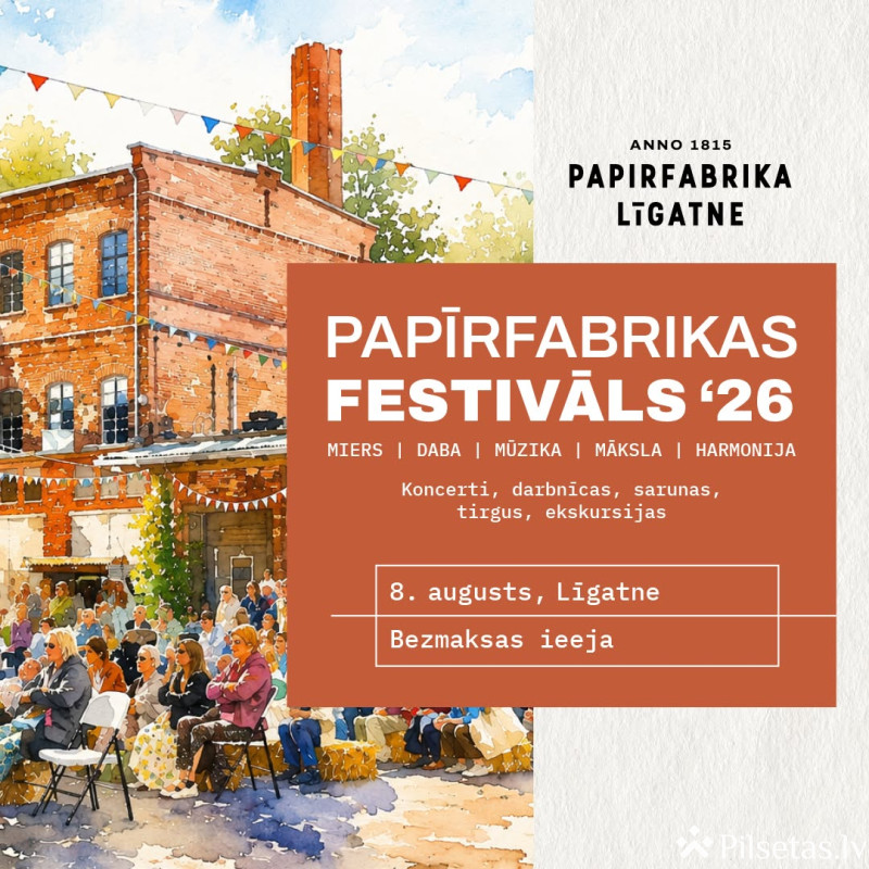 Papīrfabrikas festivāls 2026