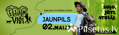 Pārgājienu seriāla "Ejam visi!" posms Jaunpilī