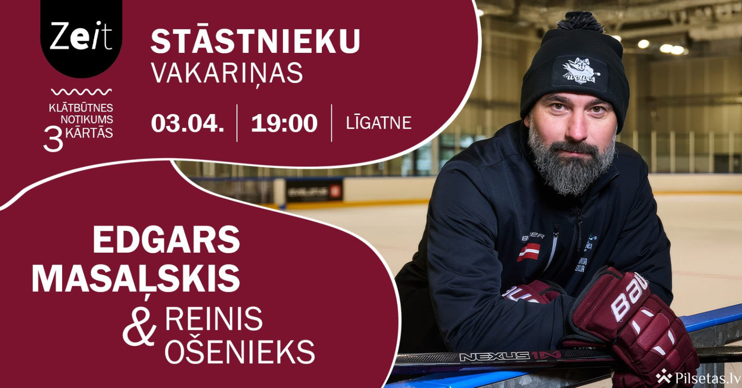 Stāstnieku vakariņas ar Edgaru Masaļski un Reini O&scaron;enieku