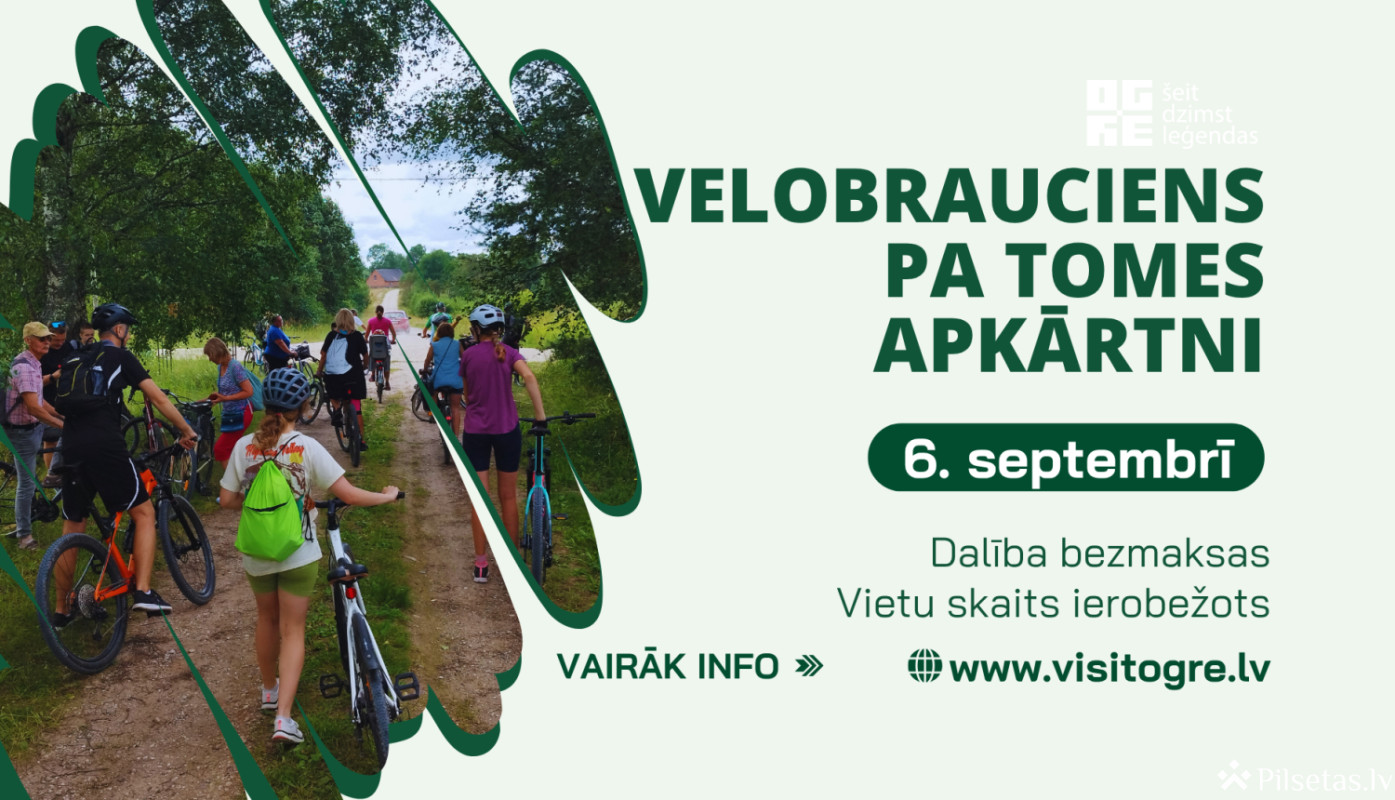 Veloizbrauciens pa Tomes apkārtni 2025