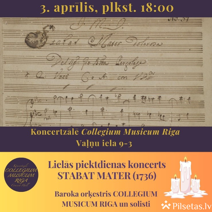 Džovanni Batista Pergolēzi STABAT MATER(1736).