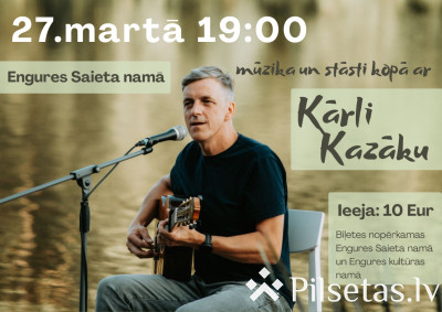 Mūzika un stāsti kopā ar Kārli Kazāku