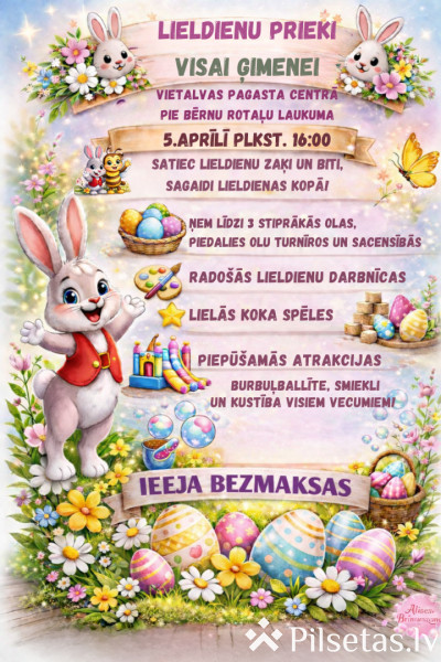 Lieldienu prieki visai ģimenei 2026