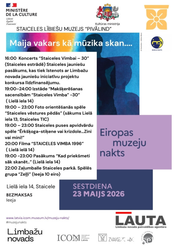 Muzeju nakts 2026 Staicelē