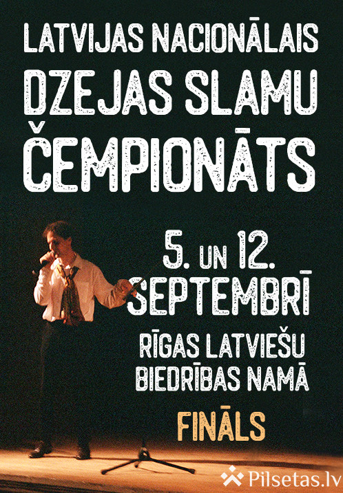 Trešais Latvijas nacionālais Dzejas slama čempionāts - pusfināls