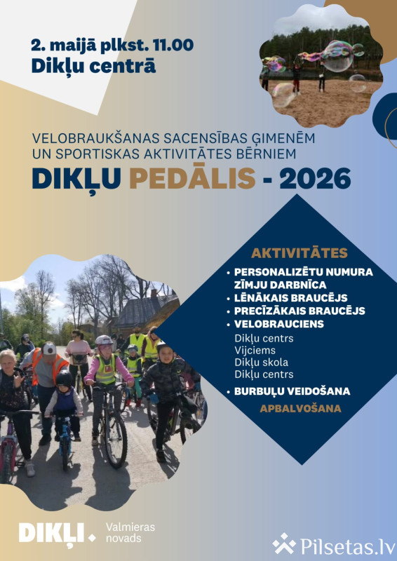 Dikļu pedālis&ndash;2026