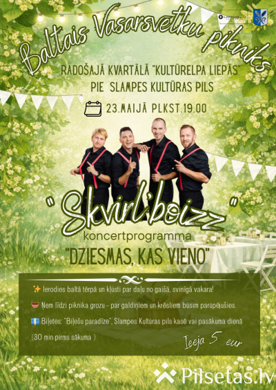 Baltais Vasarsvētku pikniks Slampē