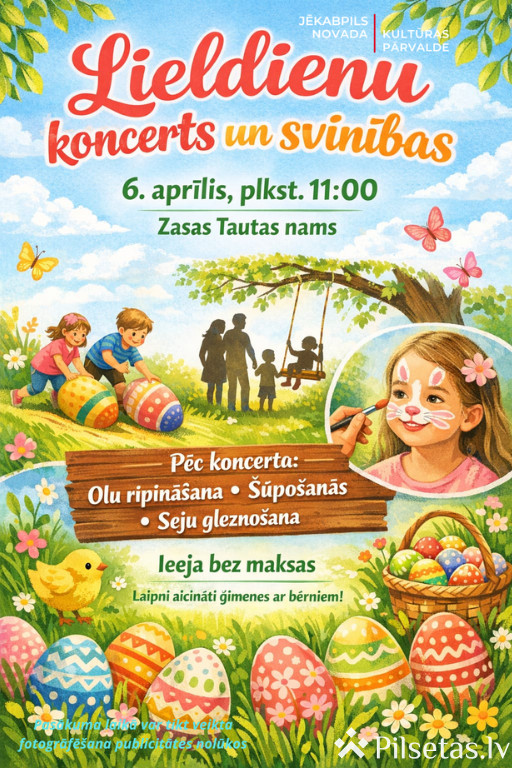 Lieldienu pasākumi Zasas pagastā!